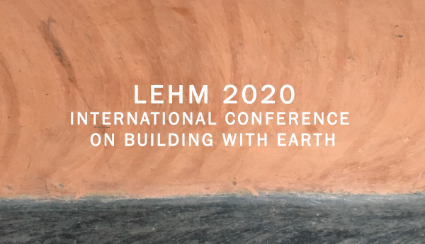 CONFERENCE LEHM 2020 Building with Earth